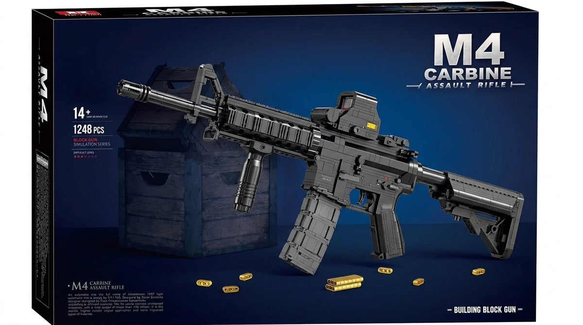 Modern Carbine Brick Kit box, 1248 pieces, age 14+
